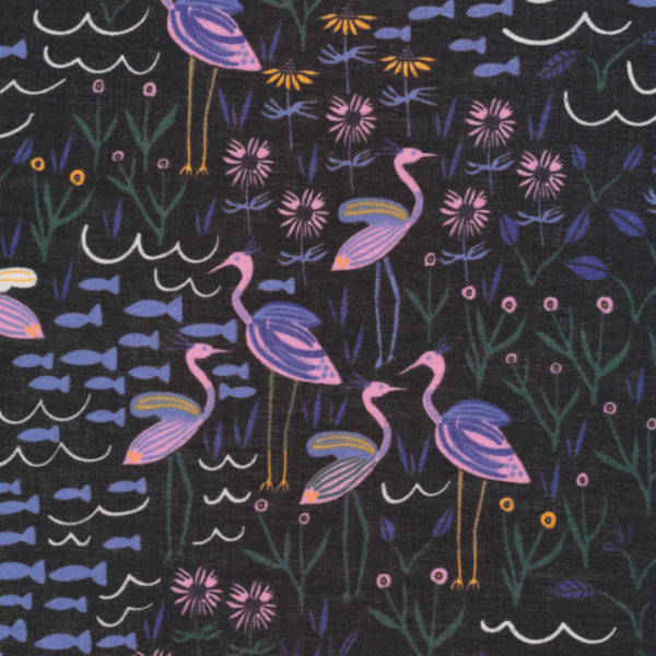 Wild  Island Of The Moon, Black, Batiste