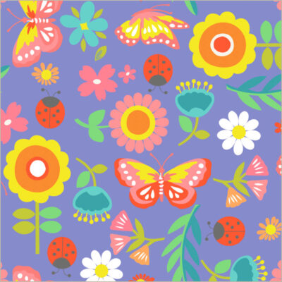 Garden Play Multi 100% Polyester