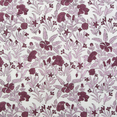 Cozy Floral  Purple