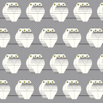 Christmas Twowls  Grey