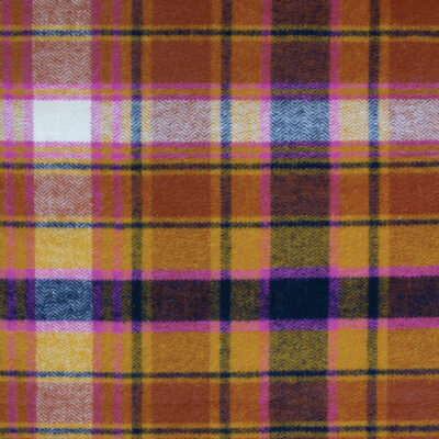 Chevron Plaid  Toffee Flannel
