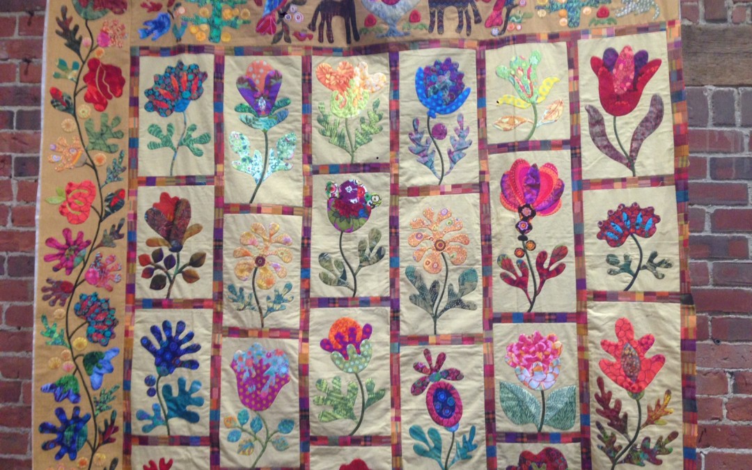 FLOWER GARDEN APPLIQUE