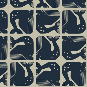 Grumpy Whale  Blue-Gray Unbleached