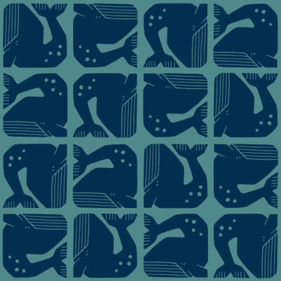 Grumpy Whale  Navy