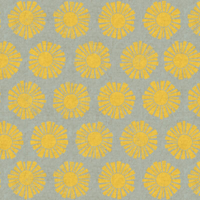 Sunshine  Sky Blue Unbleached Canvas
