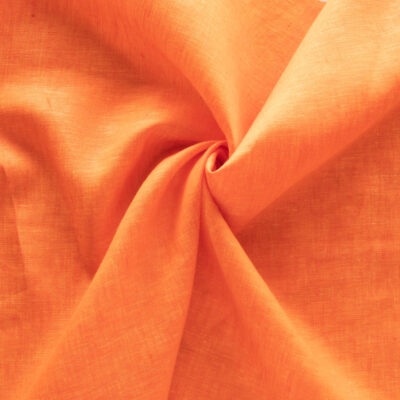 Yarn Dyed Linen  Clementine