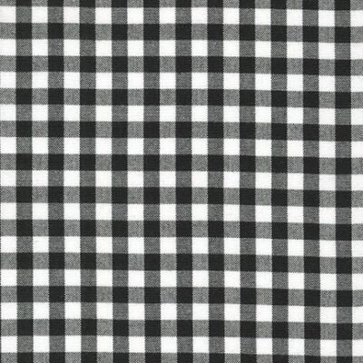 Gingham 1/4"  Black P16368-2