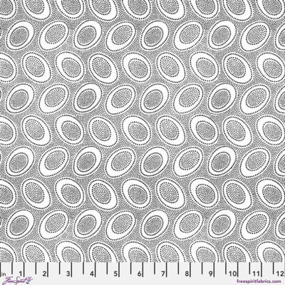 Aboriginal Dot  White