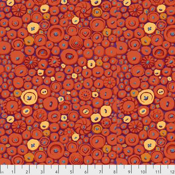 Button Mosaic  Orange