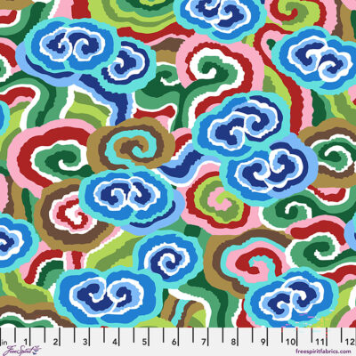 Cloud Scrolls Blue