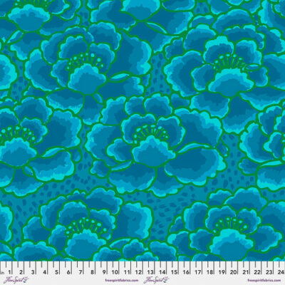 Tonal Floral  Turquoise