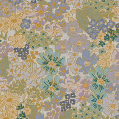 Mimi  Blue Canvas Metallic