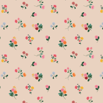 Ditsy Dahlia  Blush