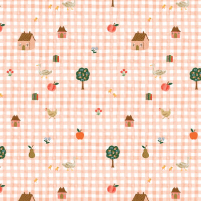 Farmhouse Gingham  Pink