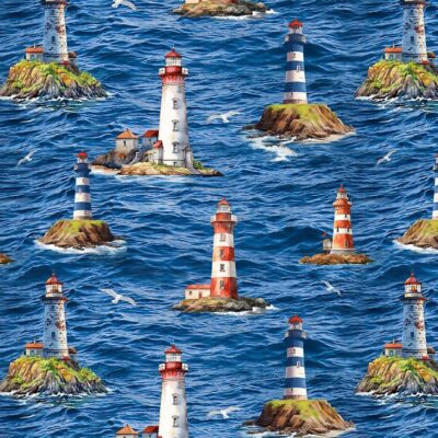 Lighthouse Scenic  Sea