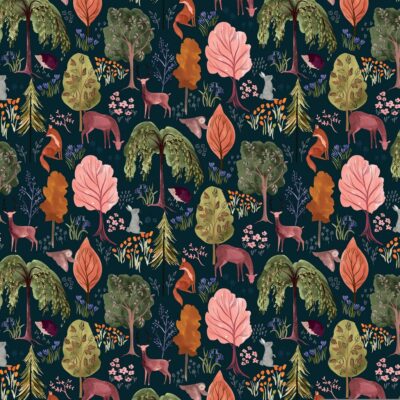 Floral Forest  Midnight