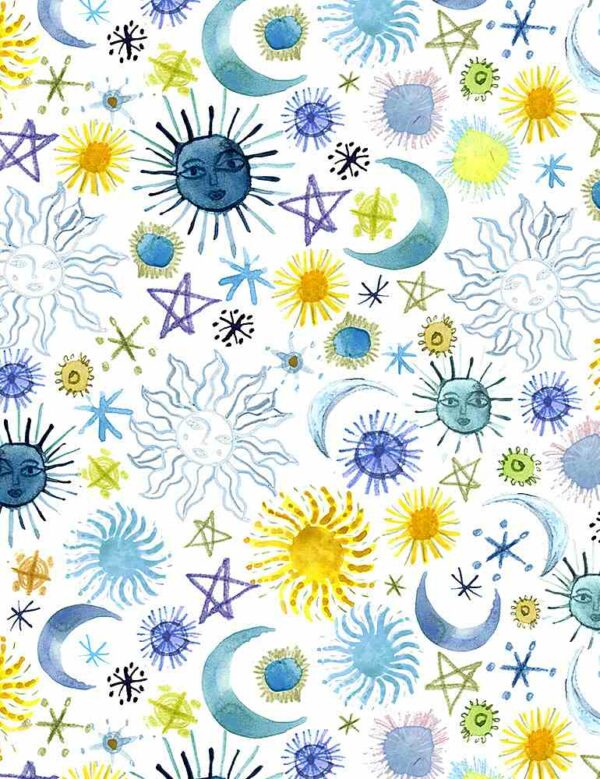Sun & Moon  White