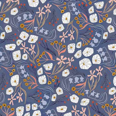 Winter Floral  Moonlight
