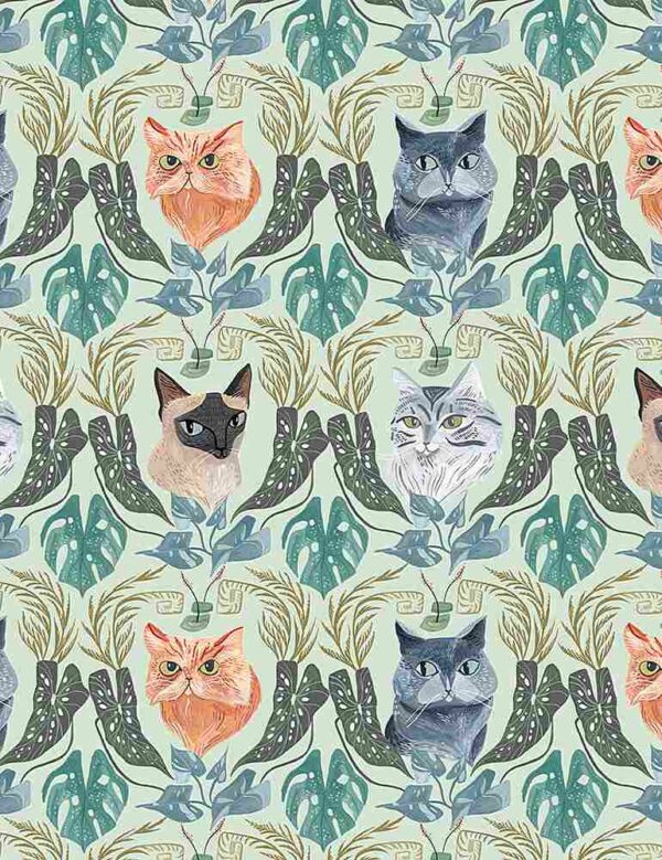 Cat Toile  Mist