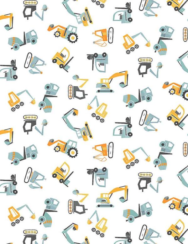 Heavy Equipment  White