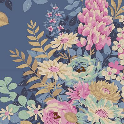 Whimsyflower  Blue